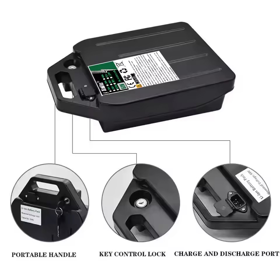 Lithiumbatterij voor elektrisc - 60V 50Ah Electric Scooter Battery recensie en prijs